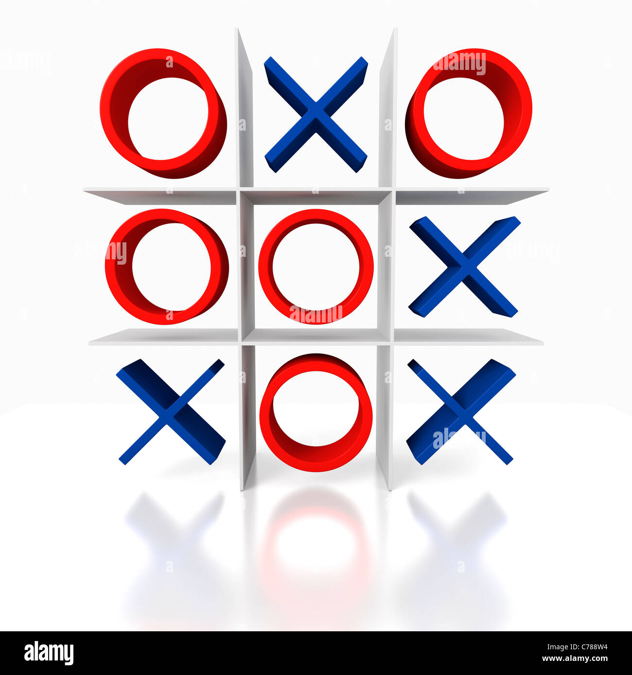 Tic tac toe glow hi-res stock photography and images - Alamy