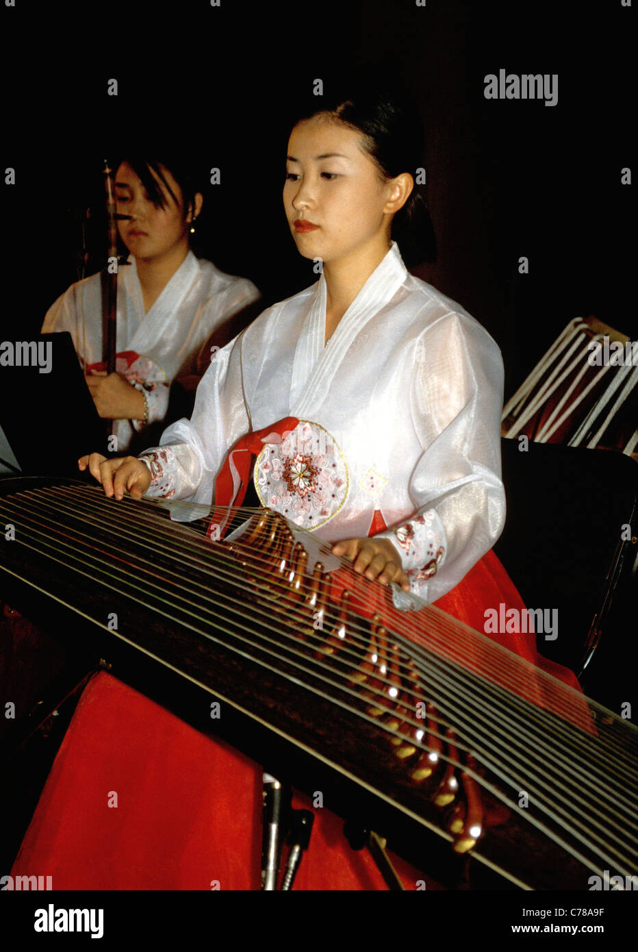 Playing traditional stringed instrument hires stock photography and