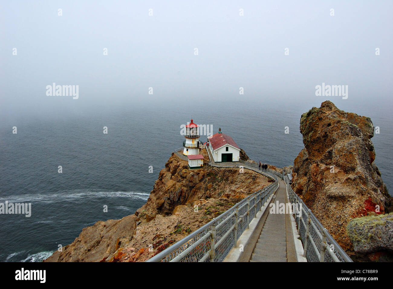Lighthouse, Point Reyes National Seashore, California, USA Stock Photo