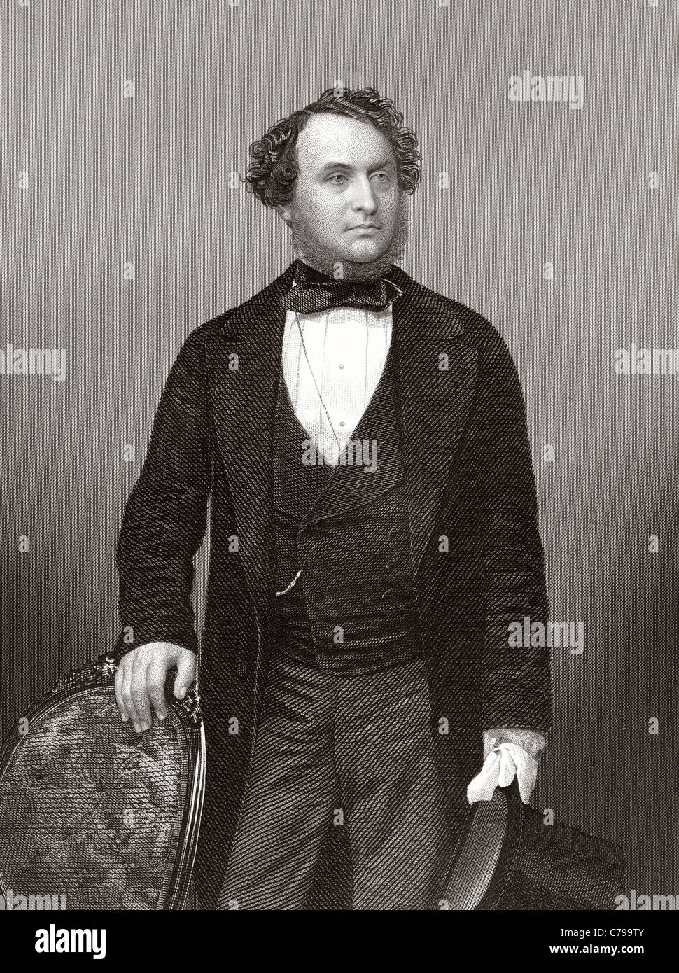 Sir Michael Andrew Angus Costa, 1808 – 1884. Italian-born conductor and composer. Stock Photo