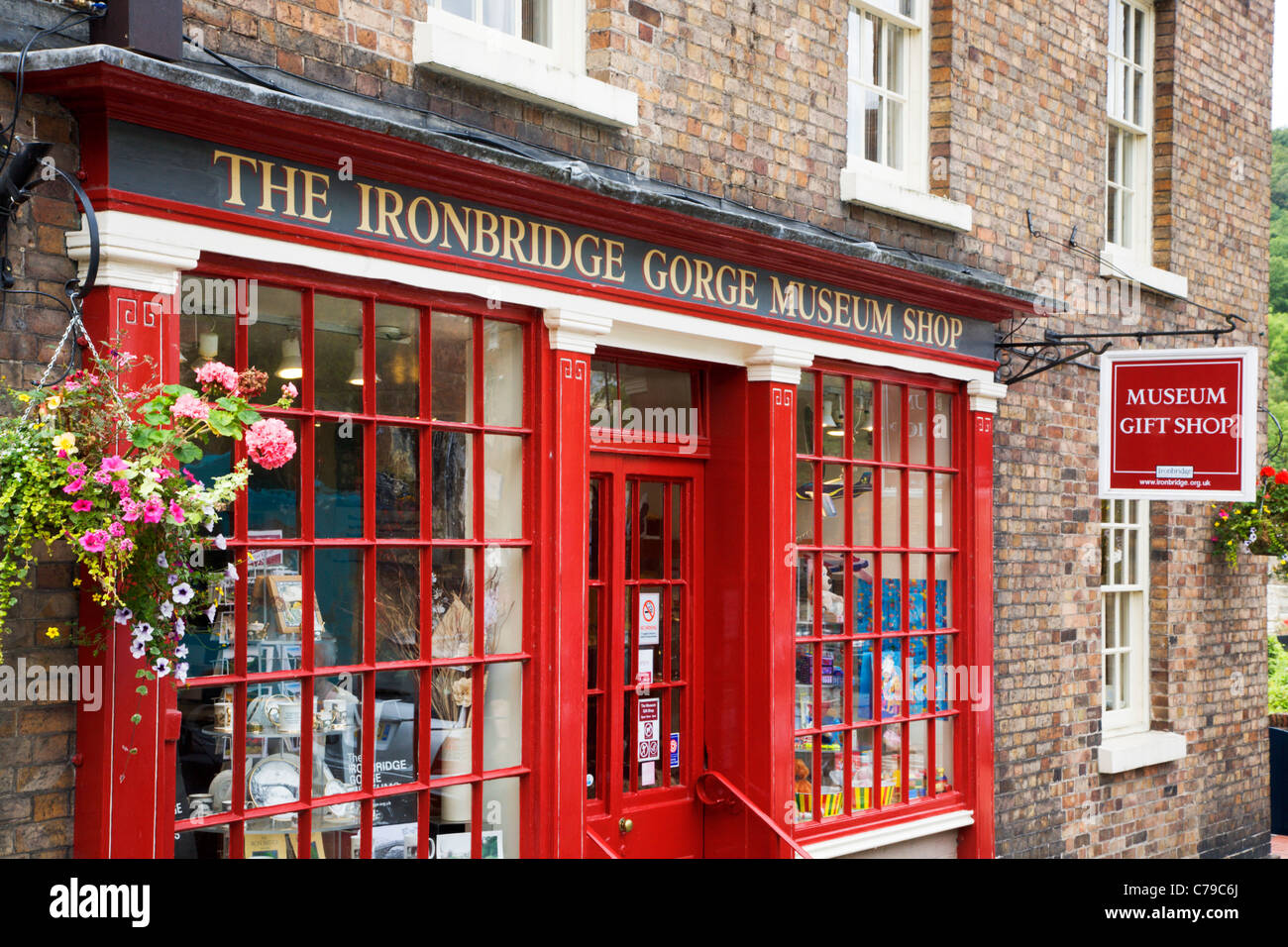 Ironbridge Museum Shop Ironbridge Shropshire England Stock Photo
