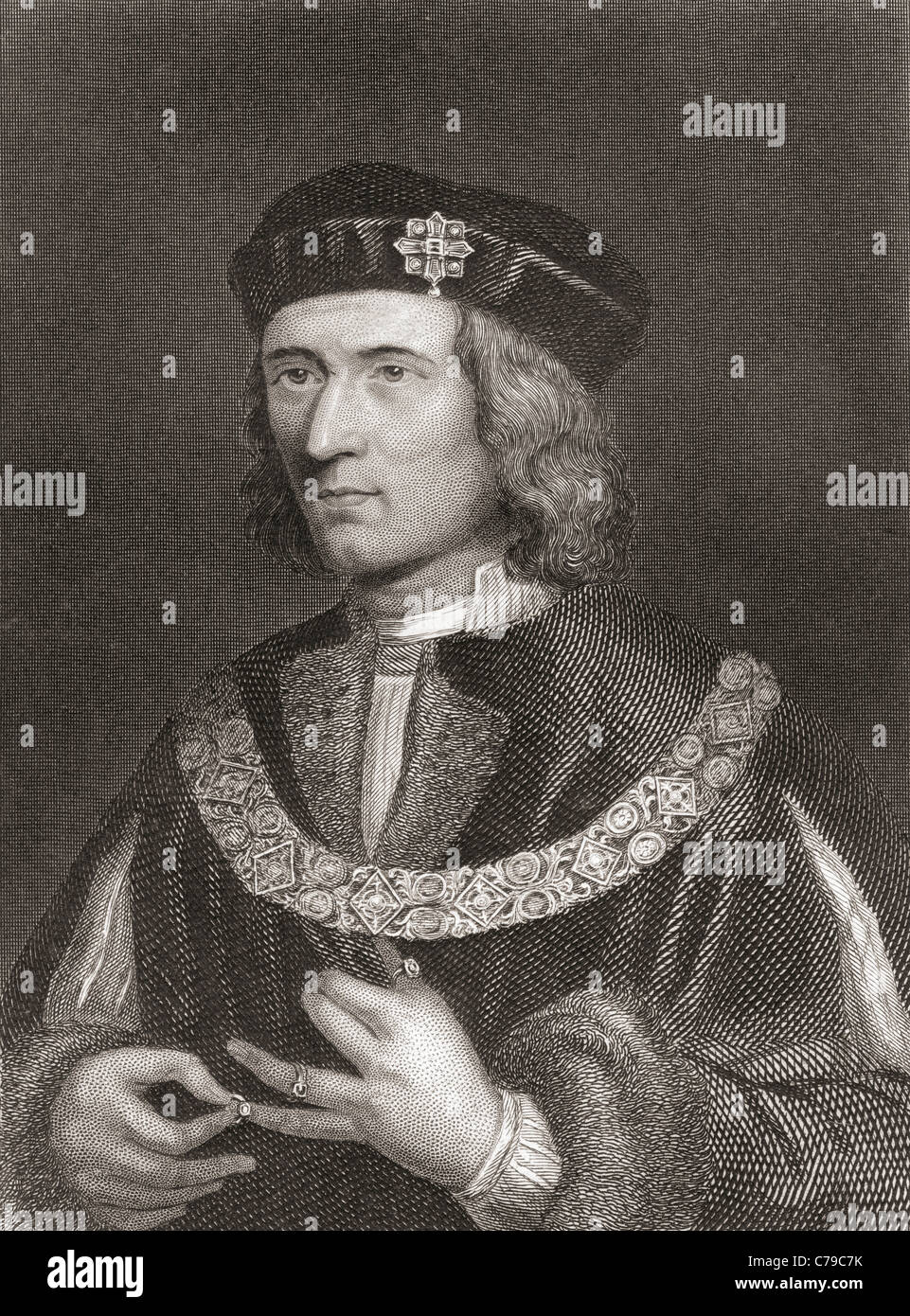 Richard III, 1452 – 1485. King of England. Stock Photo