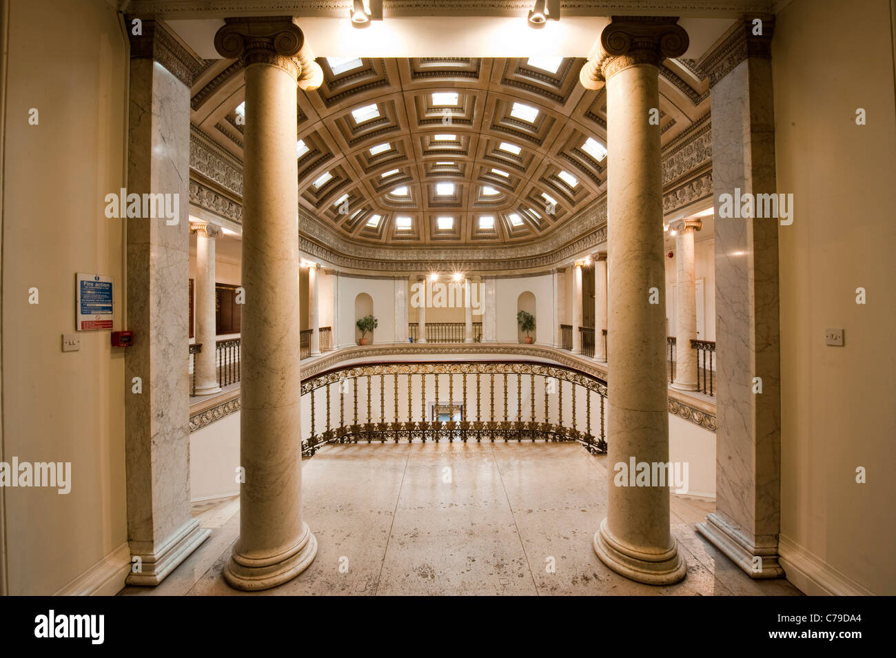 Leigh Court, Grade II listed, mansion house, English mansion, built in 1814, Bath stone. Palladian style, architecture Stock Photo