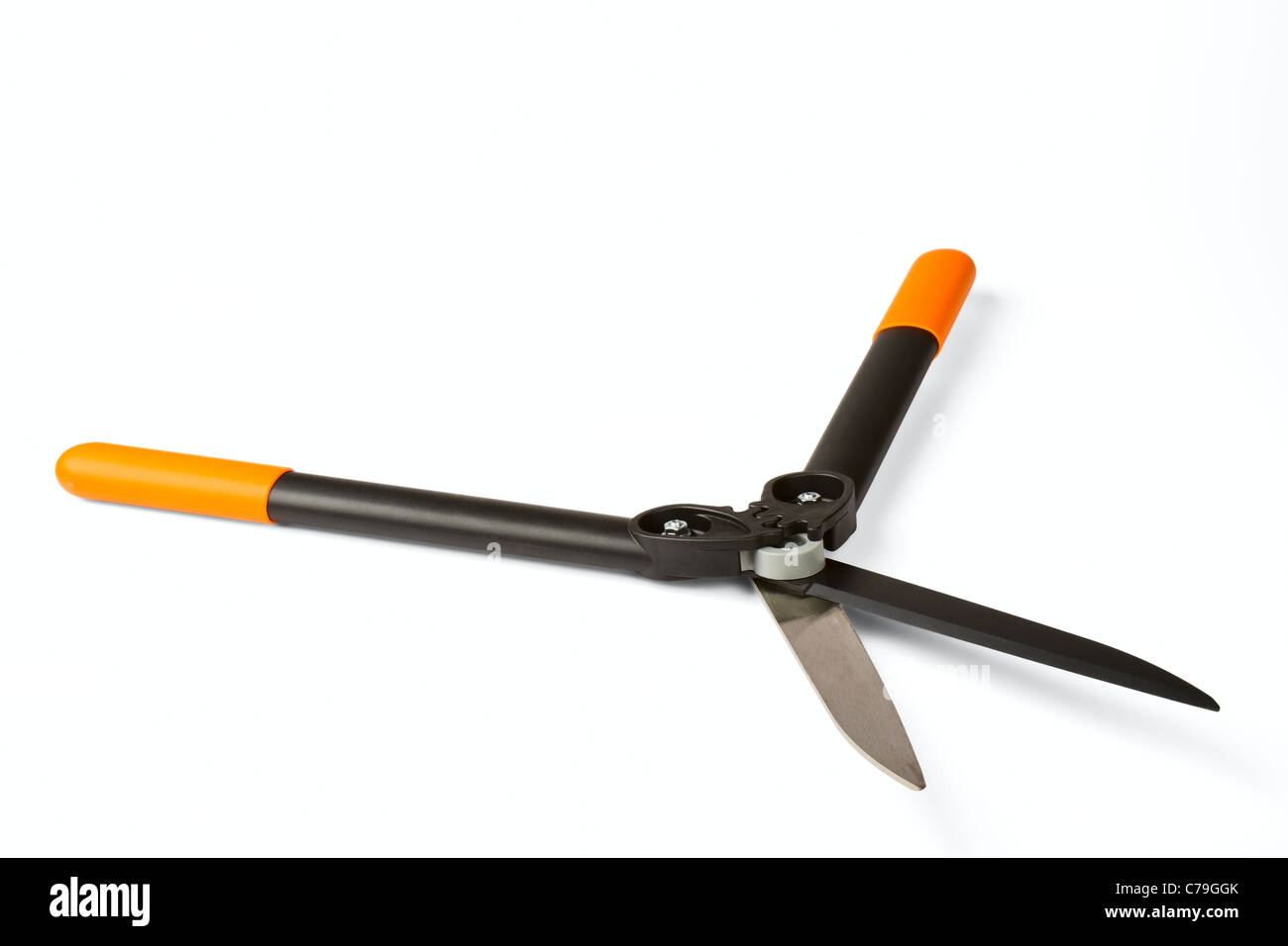 Hedge Trimmer isolated on a white background Stock Photo