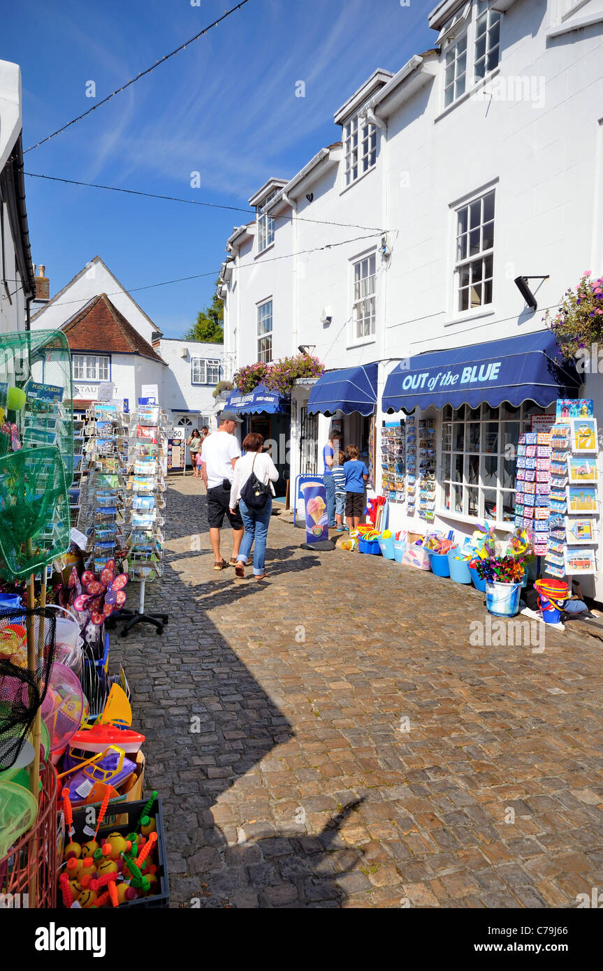 Quay street Lymington Hampshire England Stock Photo