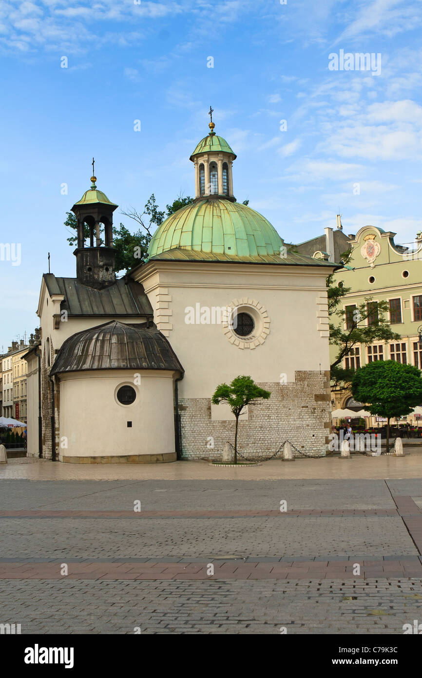 St. Adalbert's Church one of the oldest churches in Krakow, Poland