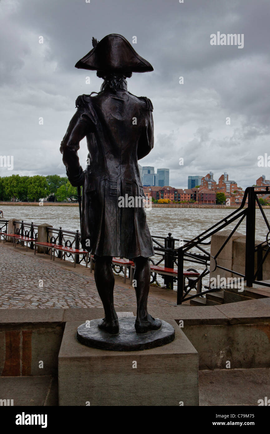 Statue of Nelson in Greenwich, London, England Stock Photo Alamy