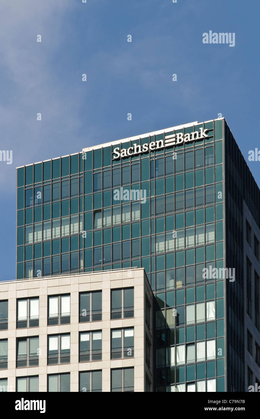 Headquarters of the Sachsen Bank, a subsidiary of LBBW Group, Leipzig