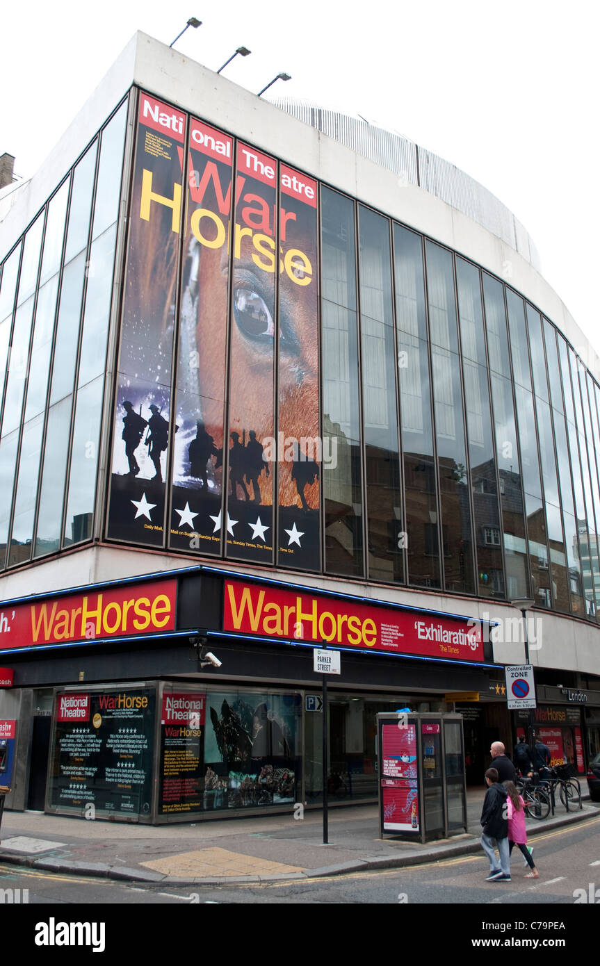 New London Theatre, Drury Lane showing War Horse, London, UK Stock Photo