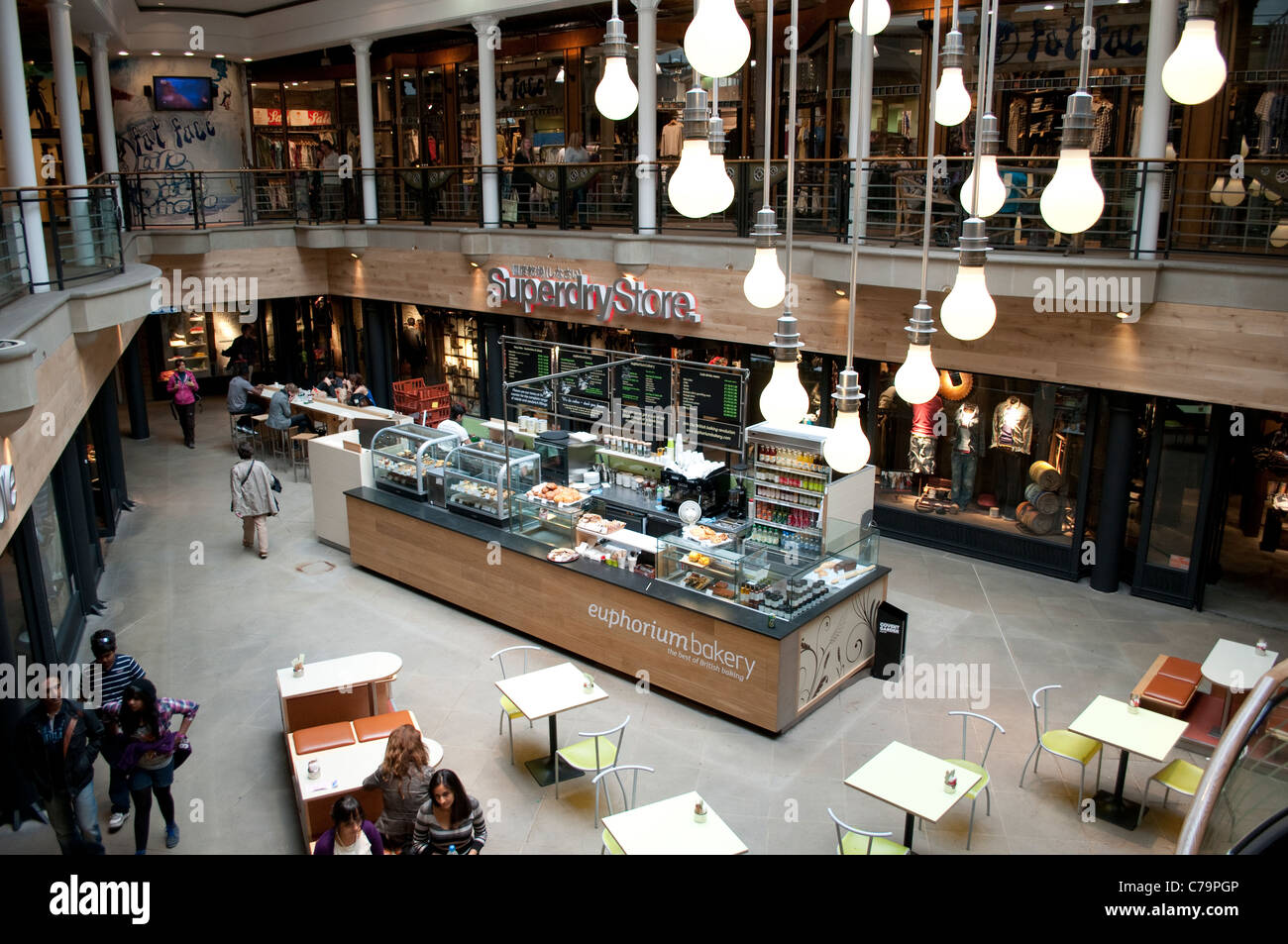 Euphorium bakery in Thomas Neal Centre, Earlham Street, Covent Garden