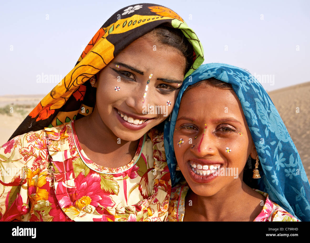 Indian Gypsies  Pushkar Rajasthan India Stock Photo