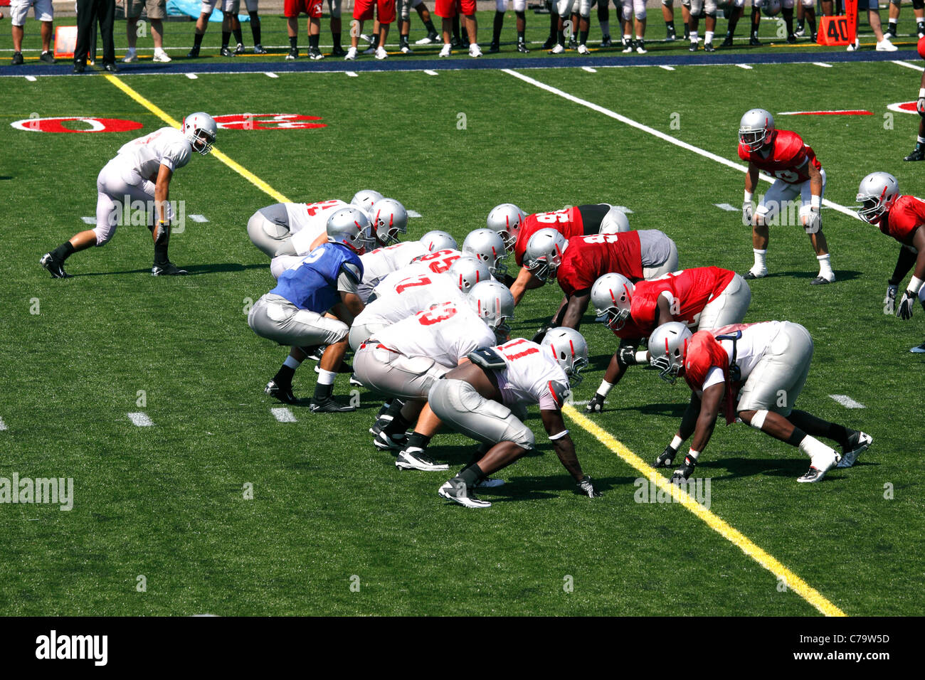 Football game stony brook university hires stock photography and