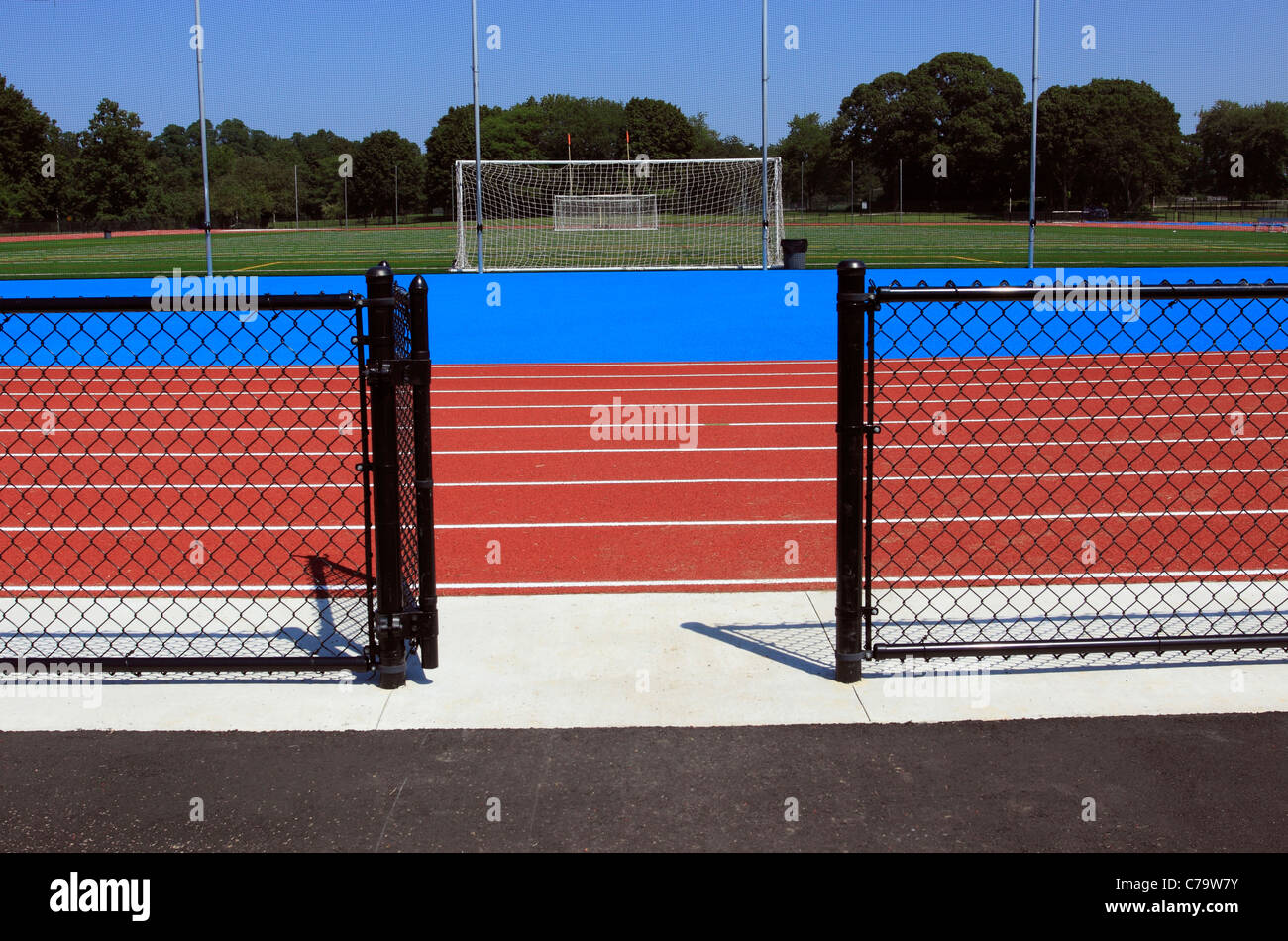 Track and field stadium Stony Brook University Long Island NY Stock Photo Alamy