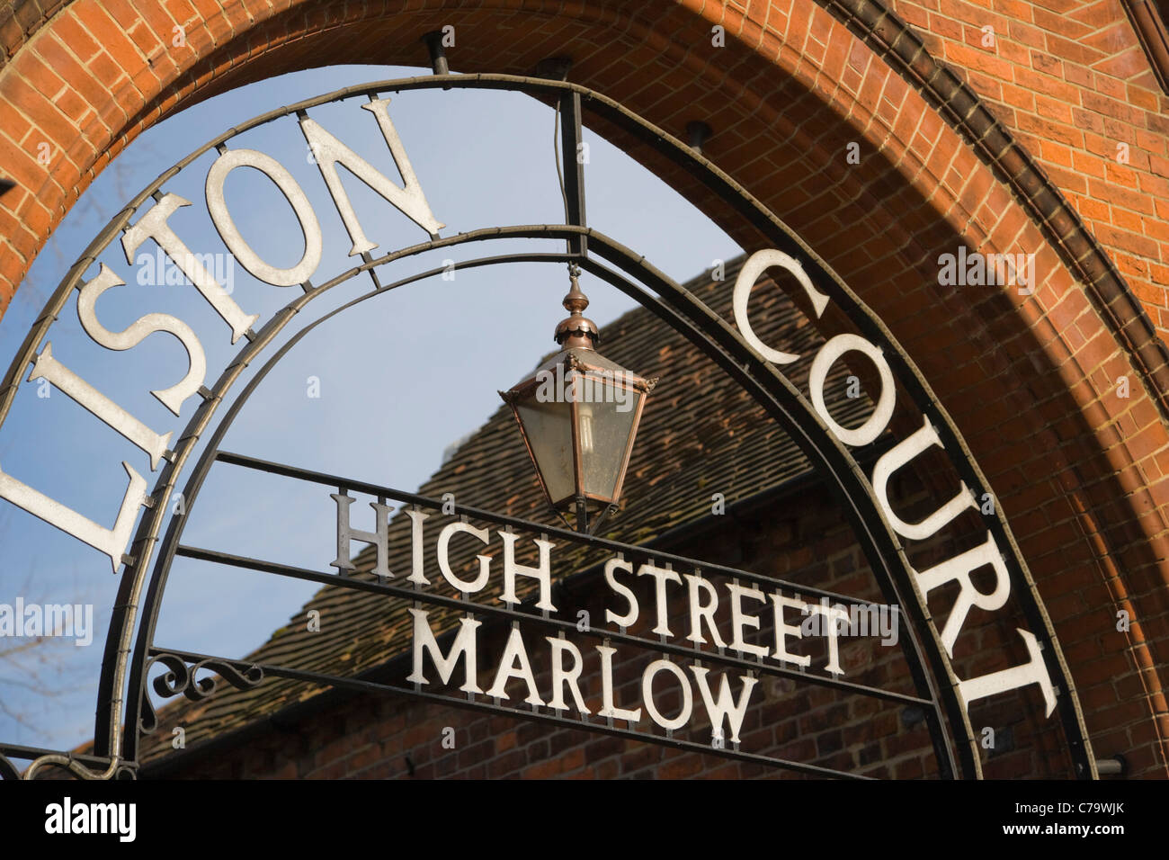 Liston Court, High Street, Marlow, Buckinghamshire, England, UK Stock Photo