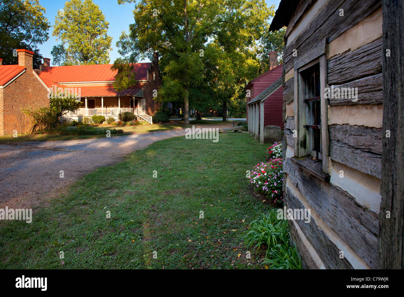 The Carter House - site of the bloody Civil War Battle of Franklin (Nov 30, 1864), Tennessee USA Stock Photo