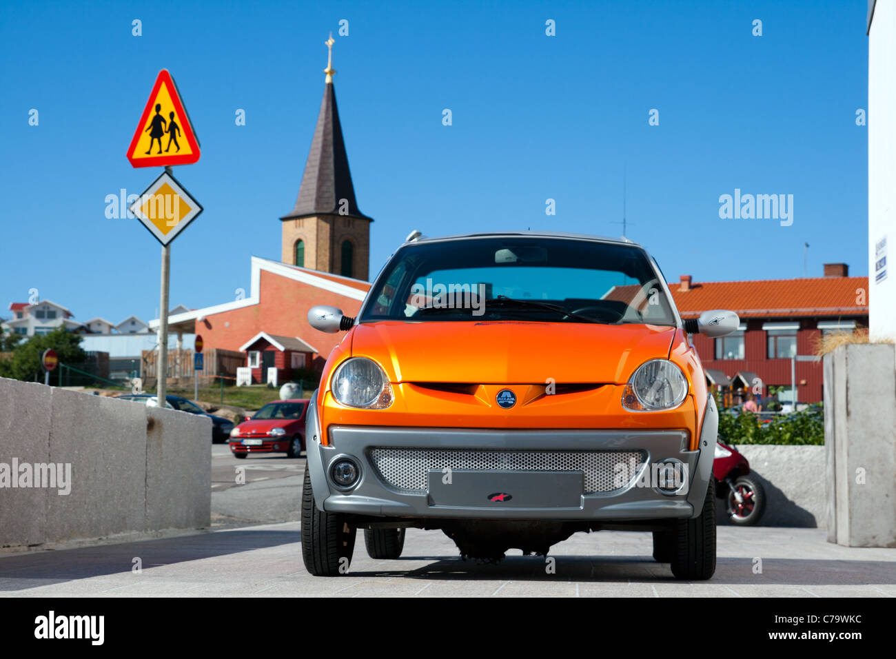 Aixam A751 Scouty microcar in Sweden Stock Photo