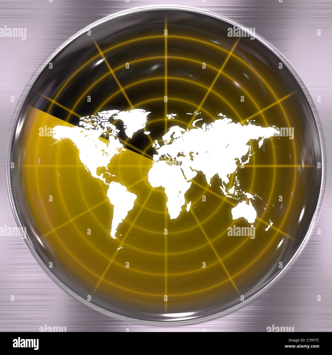 A world radar screen blips can be added easily anywhere they are