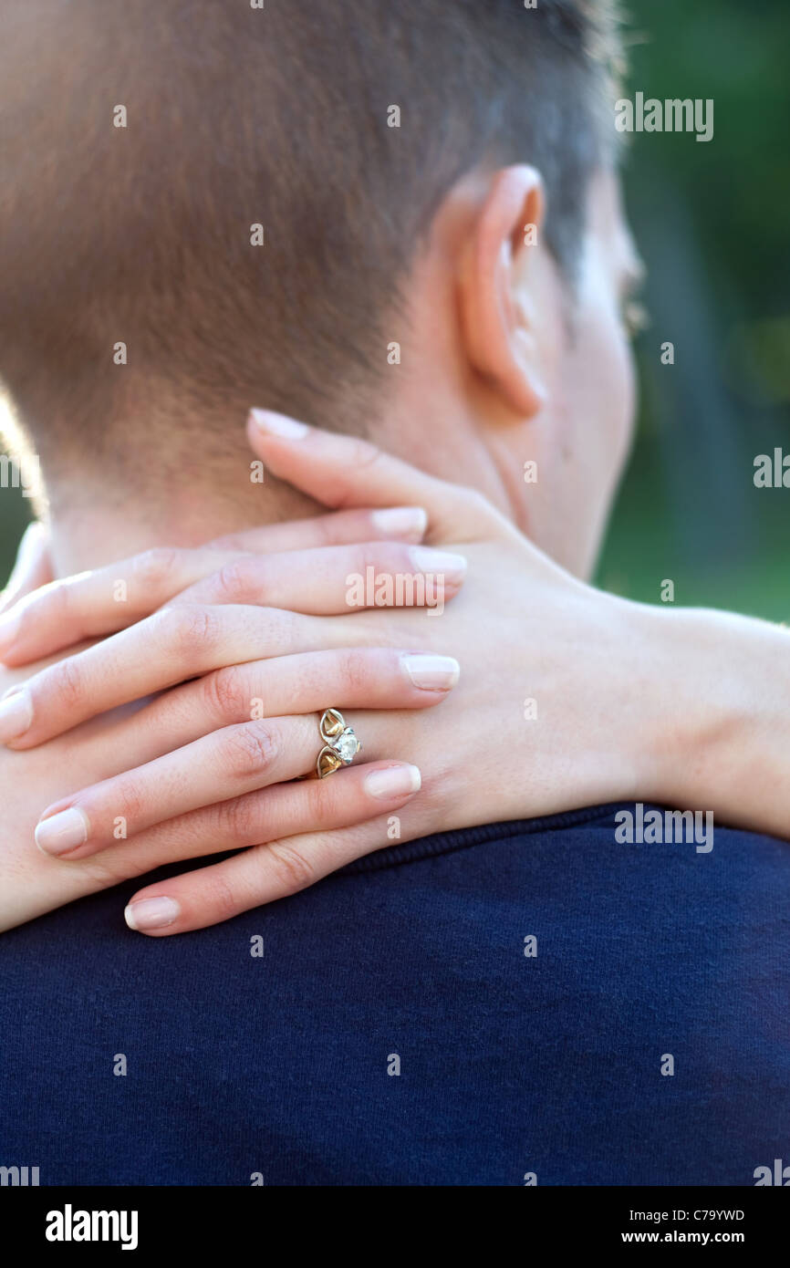 Hug Around The Neck High Resolution Stock Photography and Images Alamy