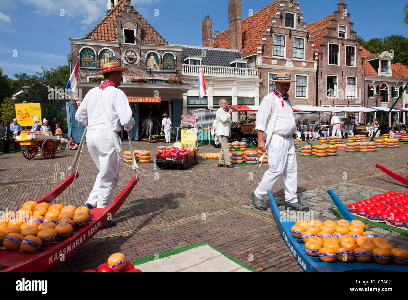 Edam Cheese Market Stock Photo Alamy