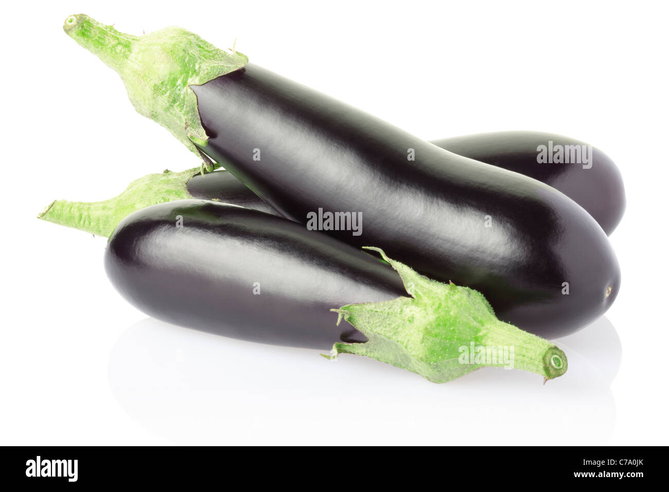 Aubergine or eggplant Stock Photo
