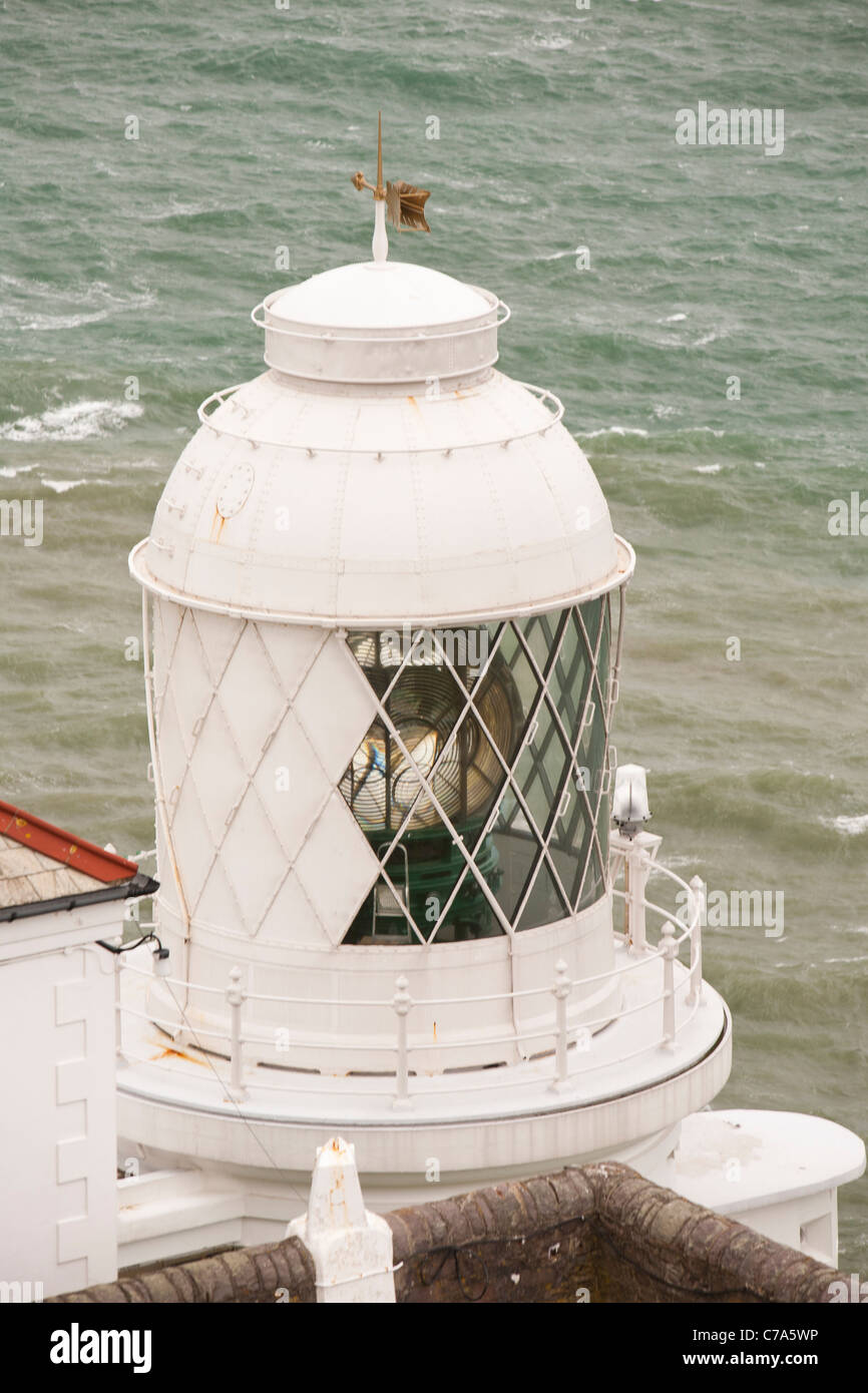 Foreland Point lighthouse near Lynmouth on the North Devon Coast, UK