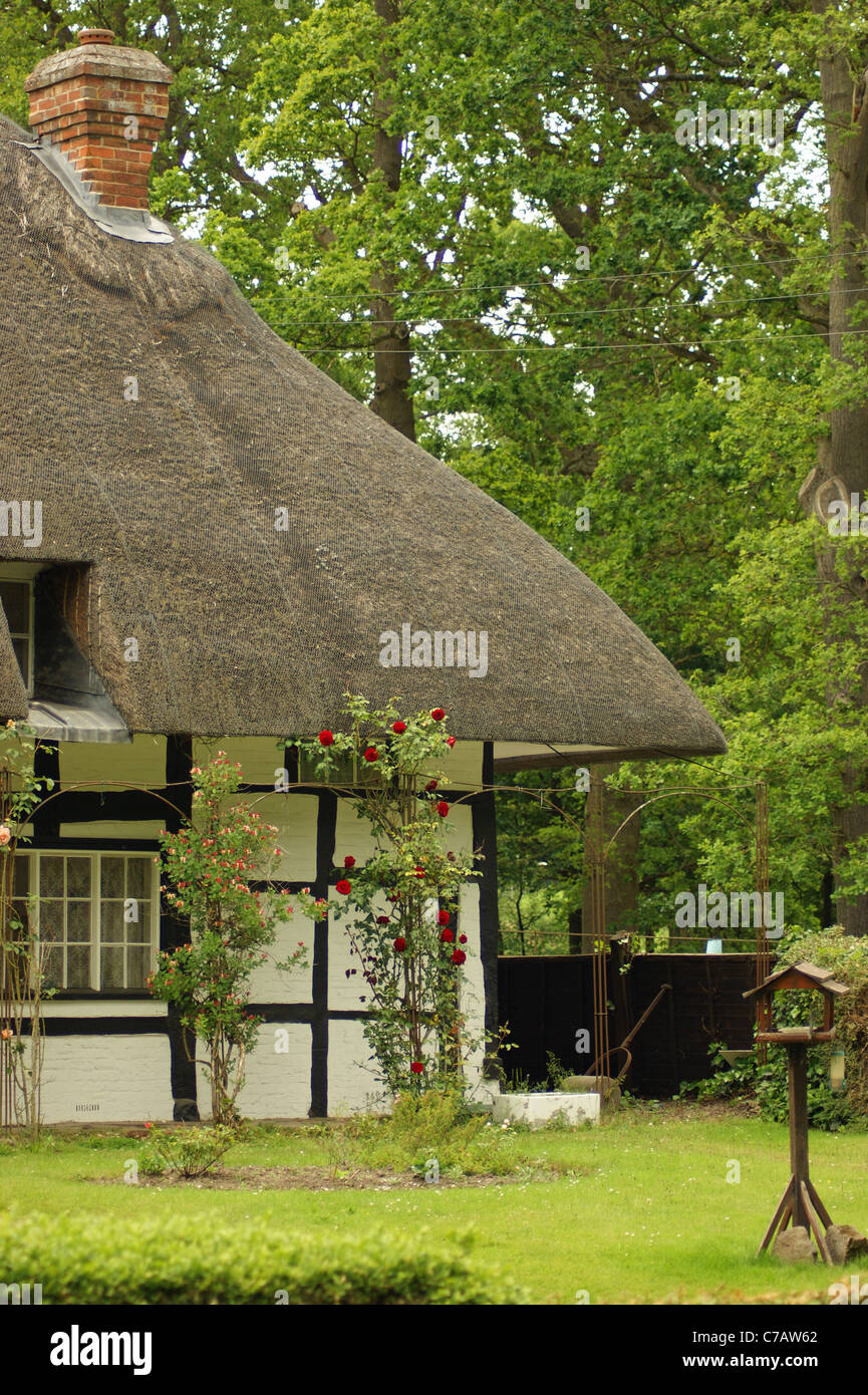 Chocolate box cottage Stock Photo - Alamy
