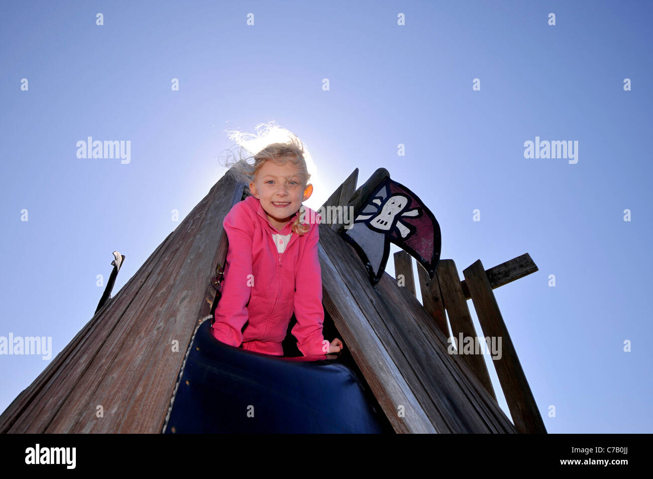 Eight Year Old Blonde Girl High Resolution Stock Photography and Images ...