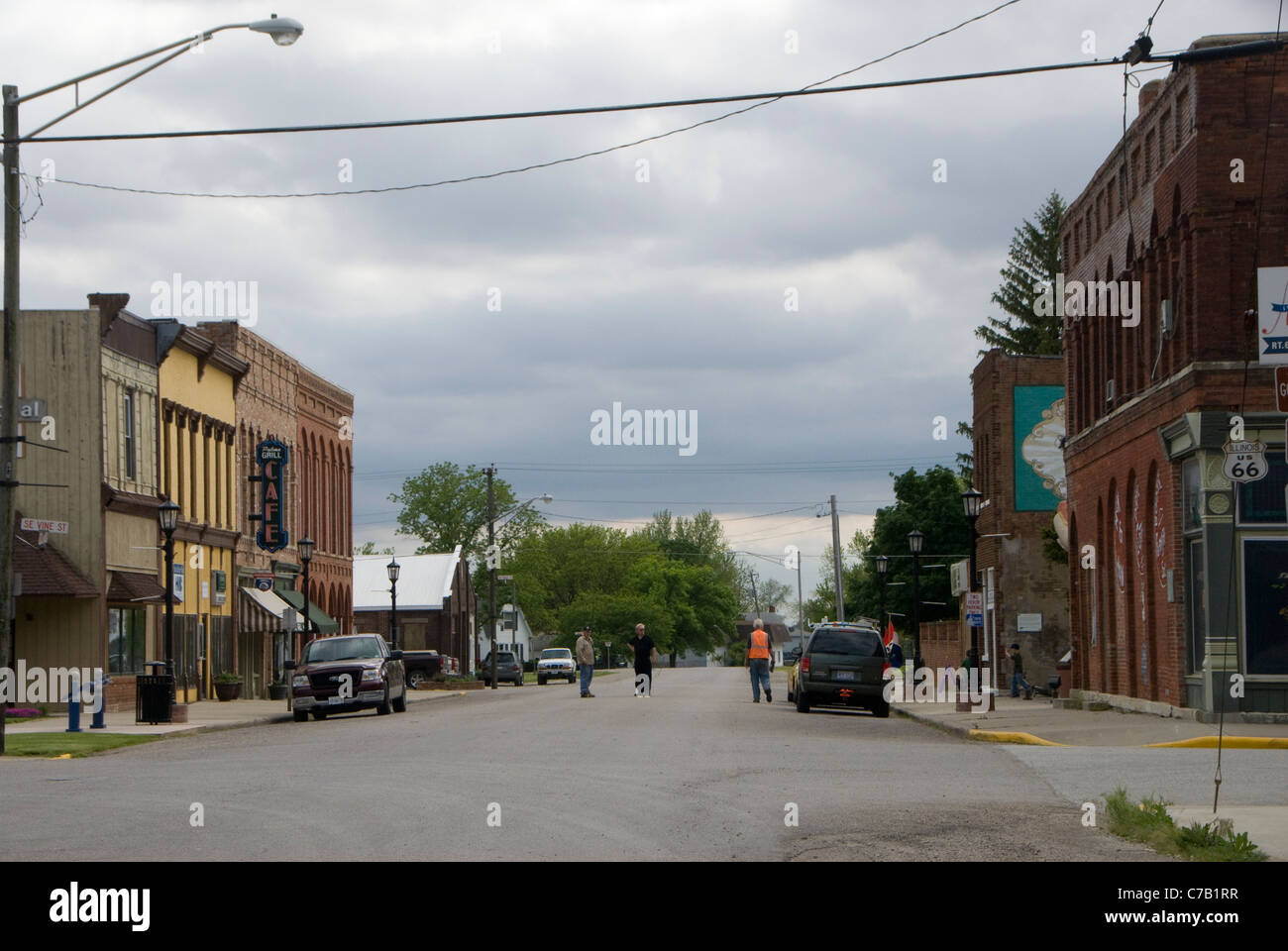 Midwest main street hires stock photography and images Alamy