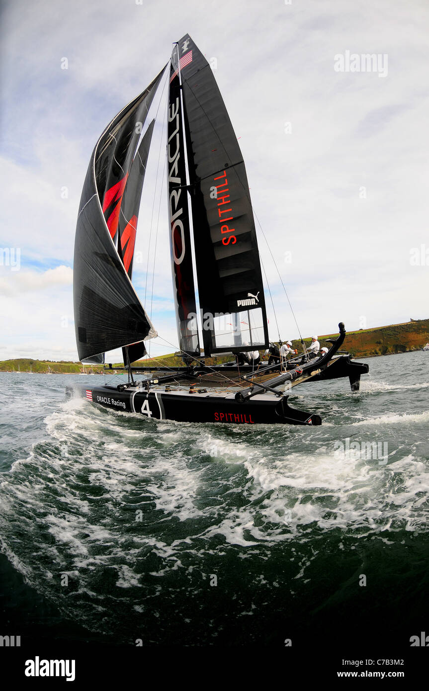 America's Cup World Series sailing event in Plymouth Stock Photo Alamy