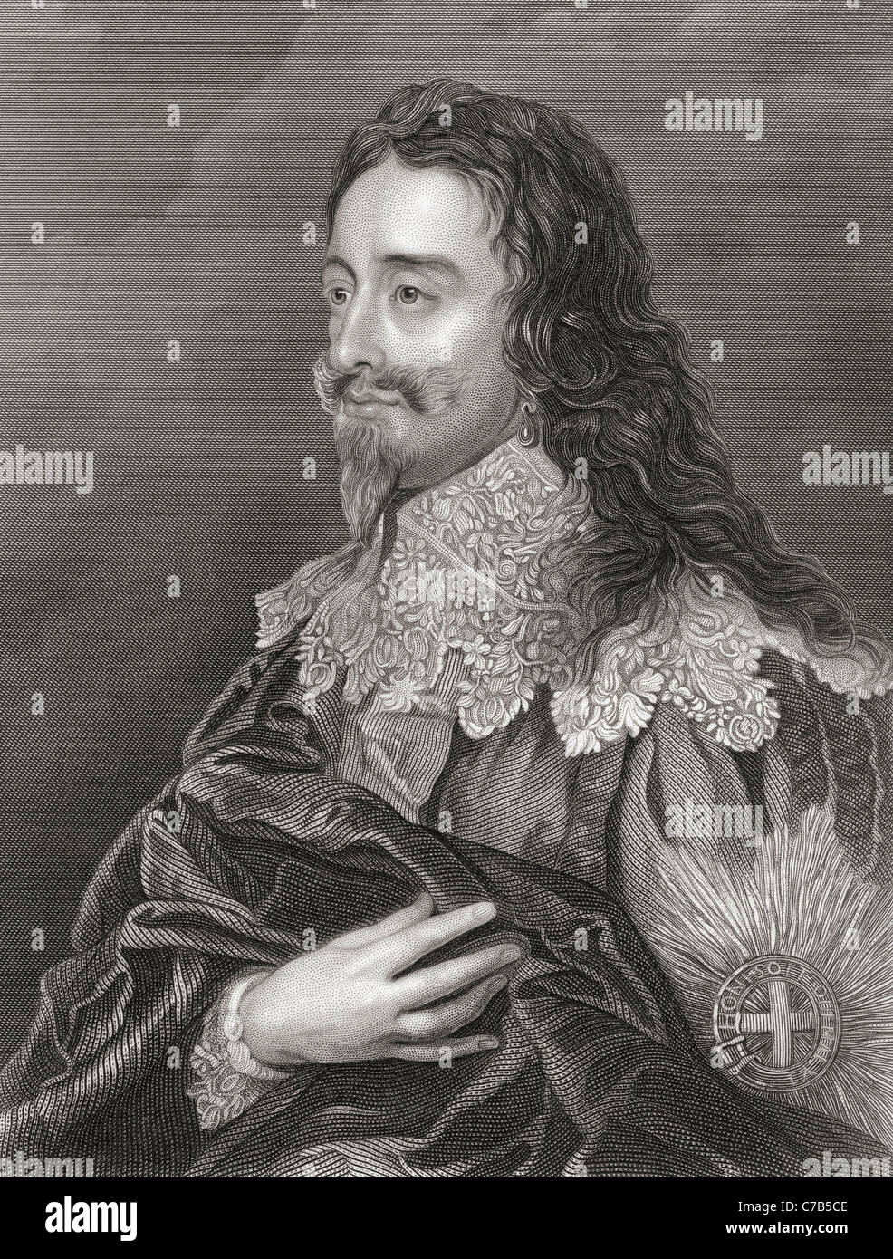 Charles I, 1600 – 1649. King of England, Scotland and Ireland. Stock Photo