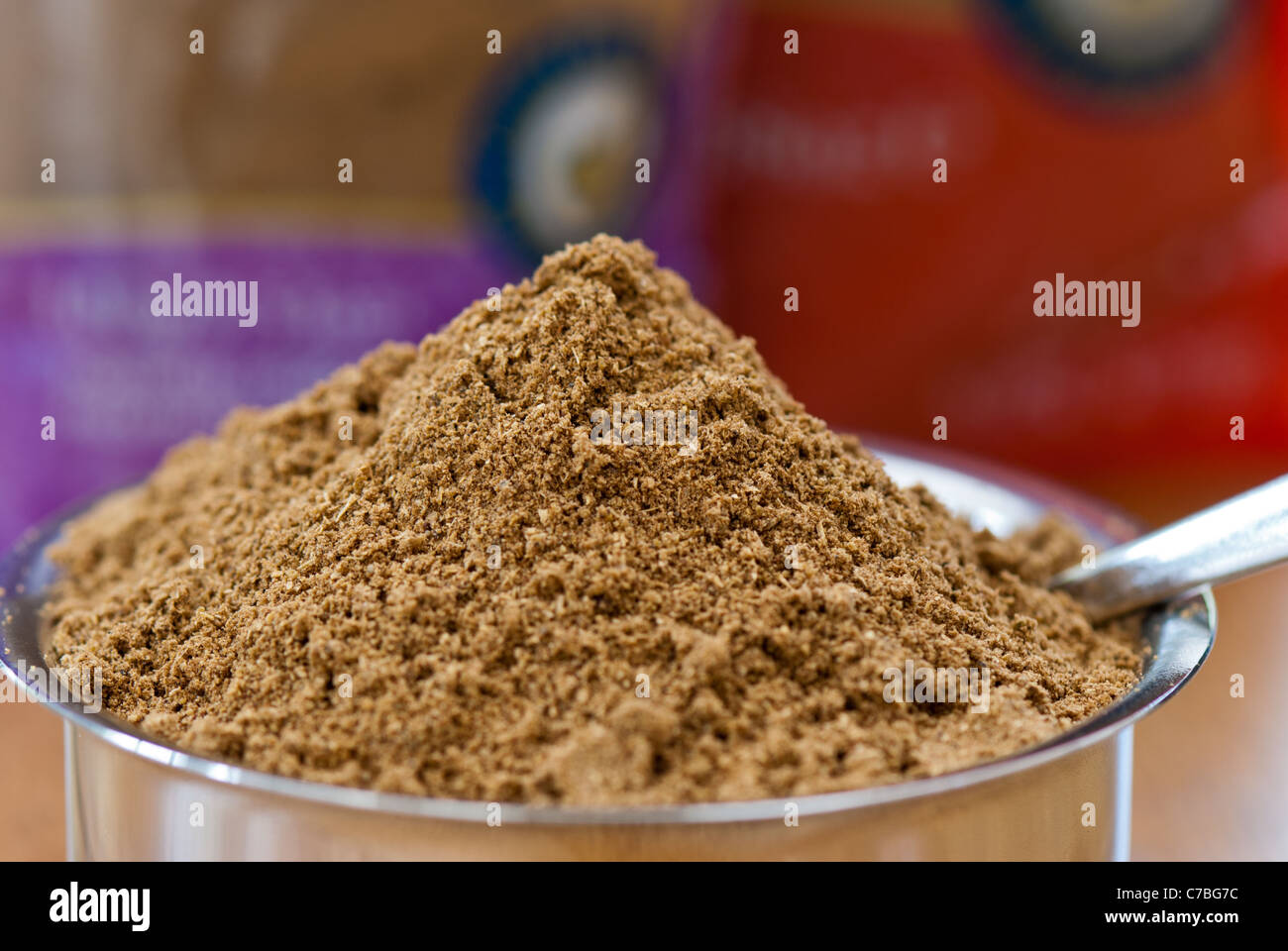 Bowl of garam masala spice Stock Photo Alamy