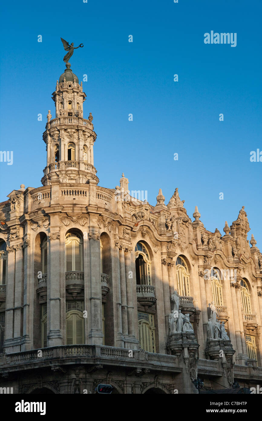Exterior of Gran Teatro de La Habana theatre, City of Havana, Havana, Cuba Stock Photo