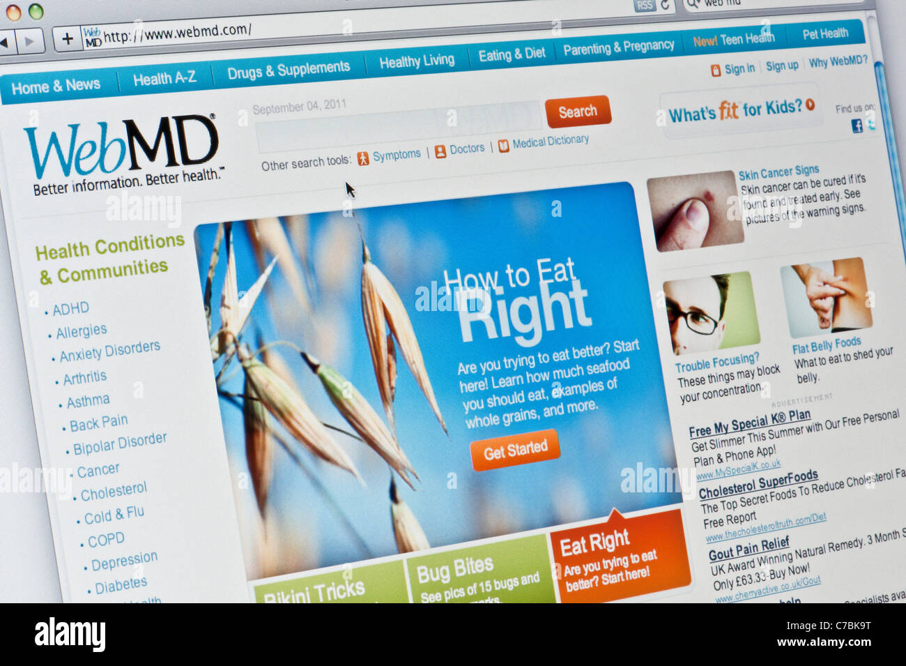 Webmd computer hi-res stock photography and images - Alamy