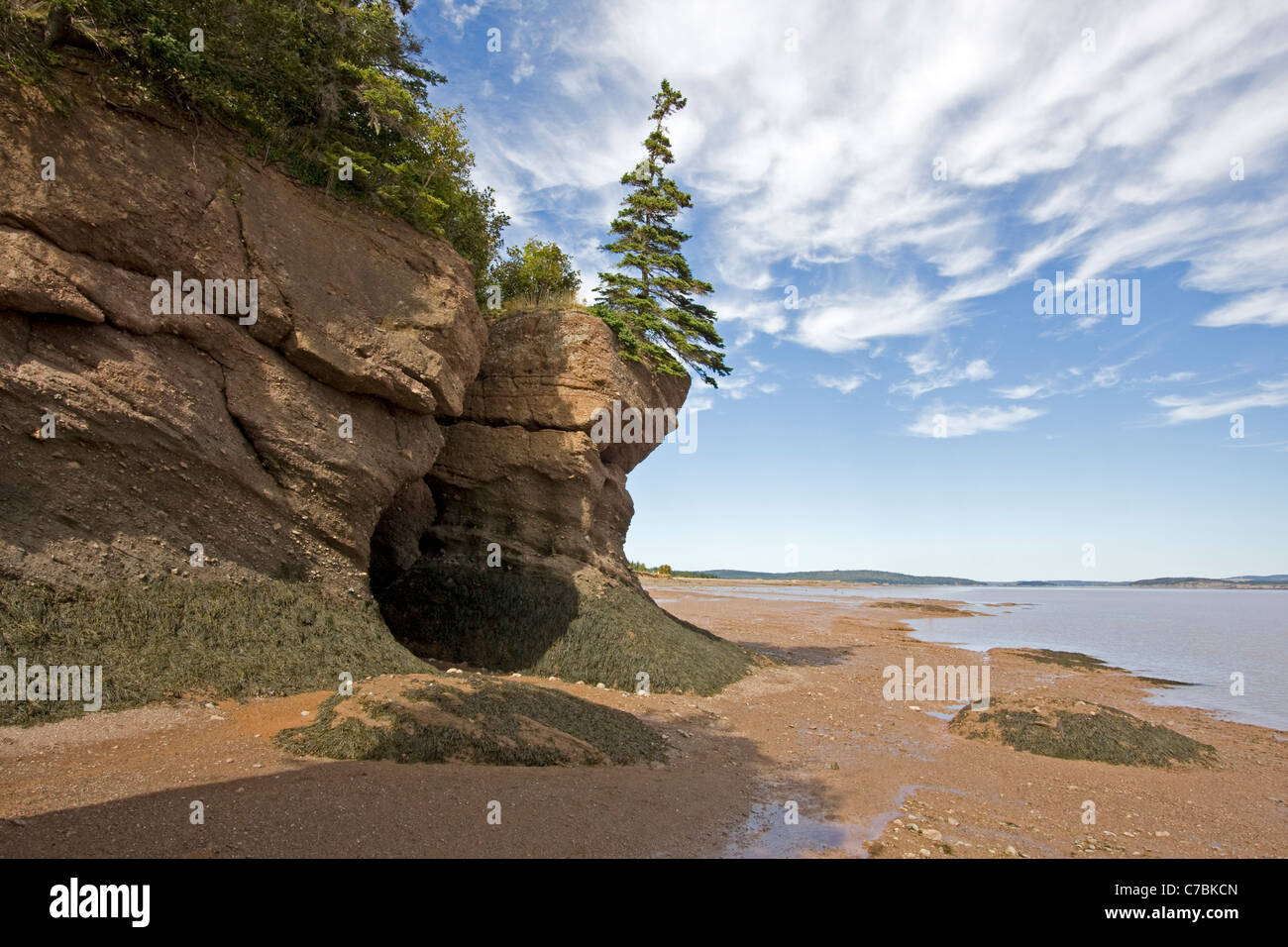 Hopewell Rocks at low tide, New Brunswick, Canada Stock Photo Alamy