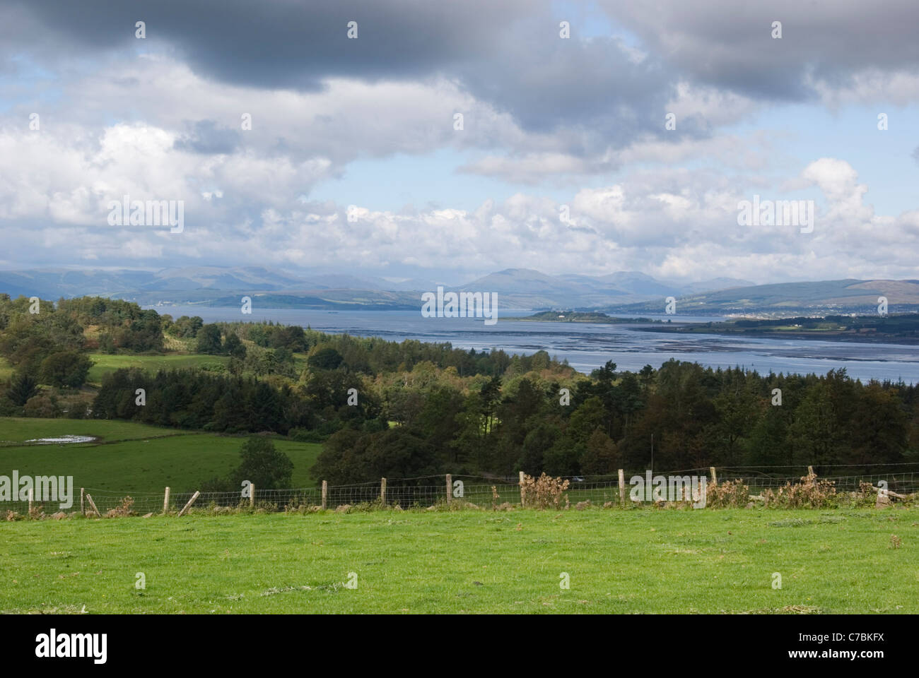 The Lower Clyde valley, Inverclyde, Scotland. Stock Photo
