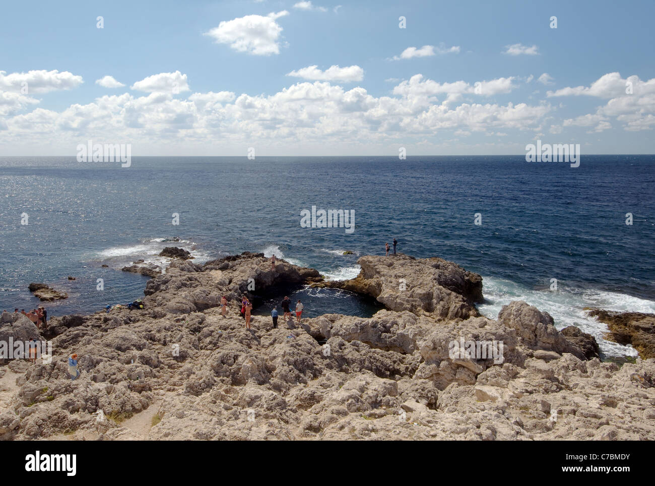cape Tarhan-Kut, Black sea, Crimea, Ukraina Stock Photo