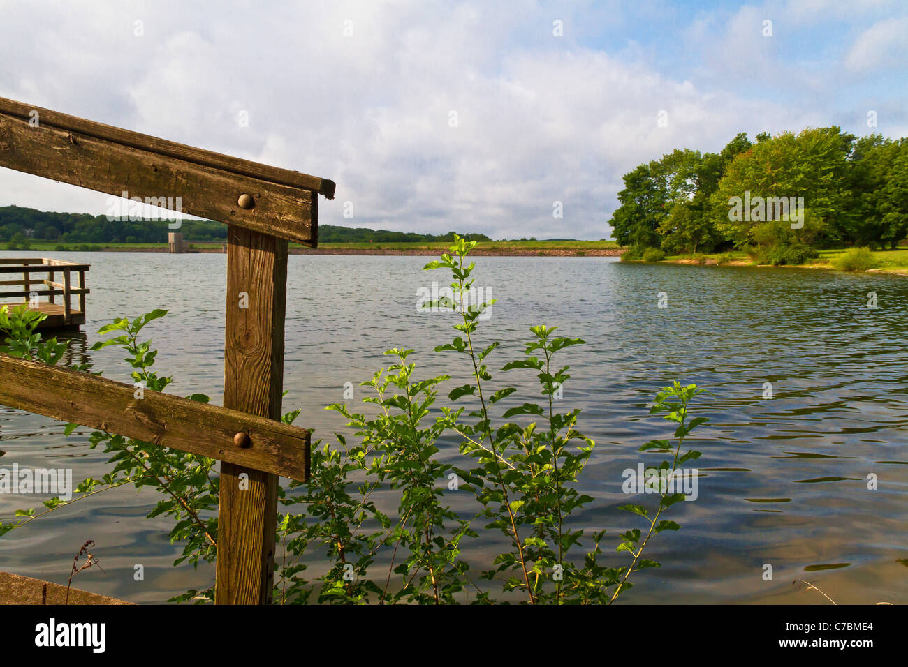 Lake Galena at Peace Valley Park Stock Photo Alamy