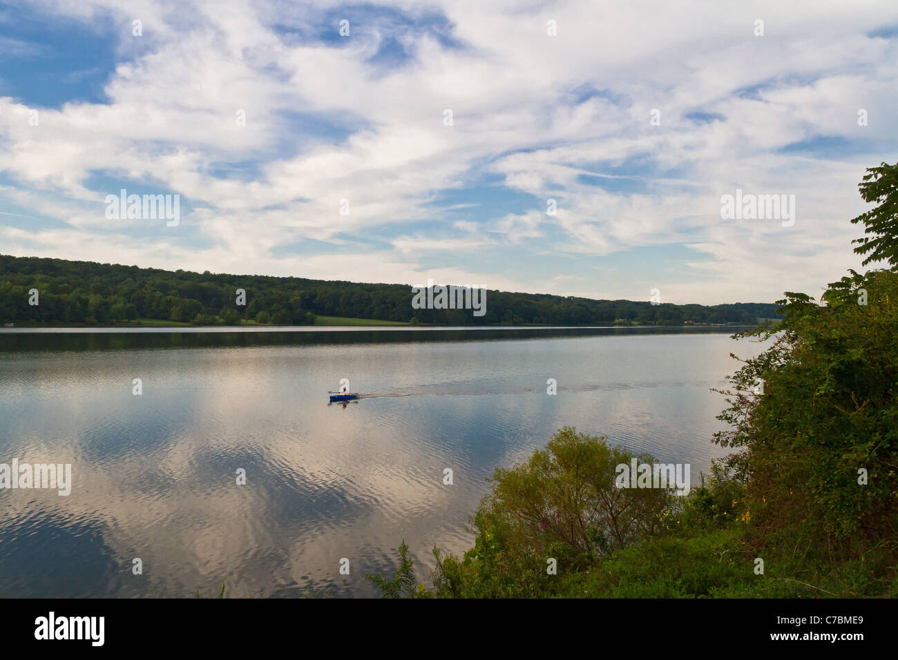 Lake Galena at Peace Valley Park Stock Photo Alamy