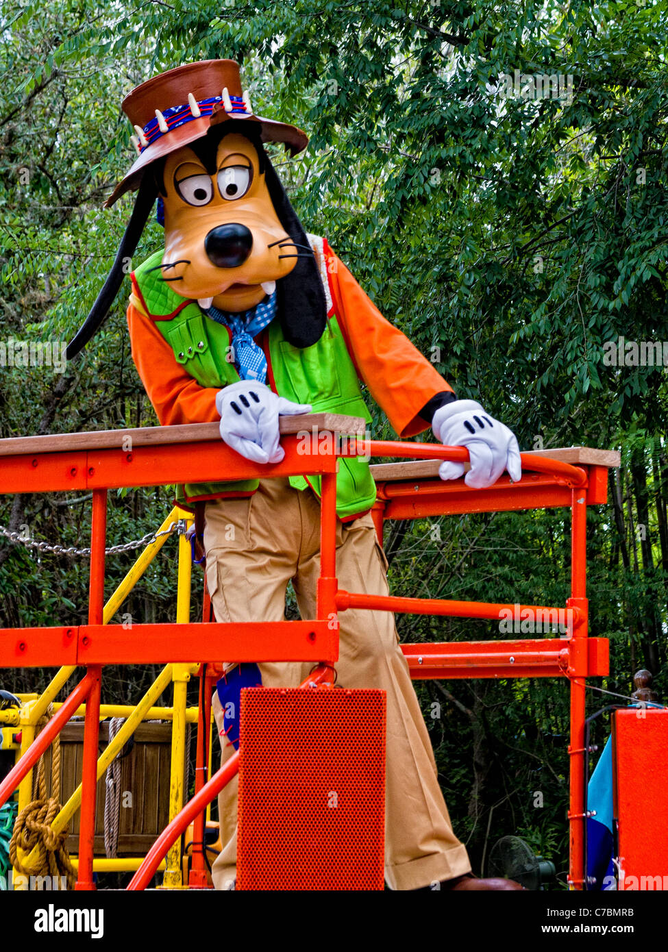 Goofy in parade at Epcot Center, Orlando, Florida Stock Photo