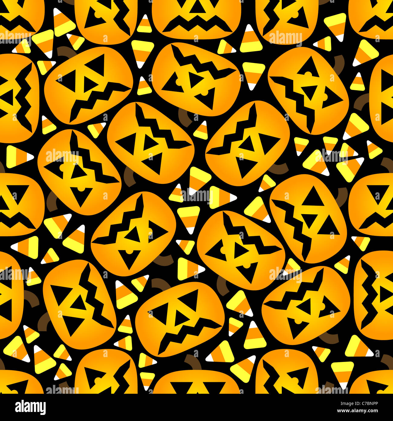 Seamless Jack O’Lantern and Candy Corn Background Stock Photo - Alamy