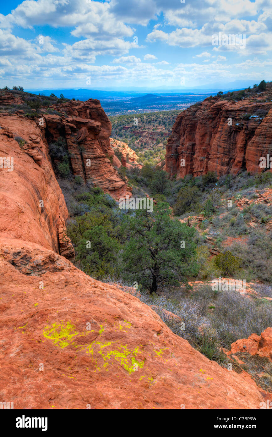 Red rock desert Stock Photo - Alamy