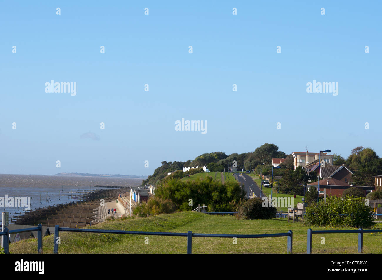 Cliff Road Old Felixstowe Suffolk Stock Photo Alamy