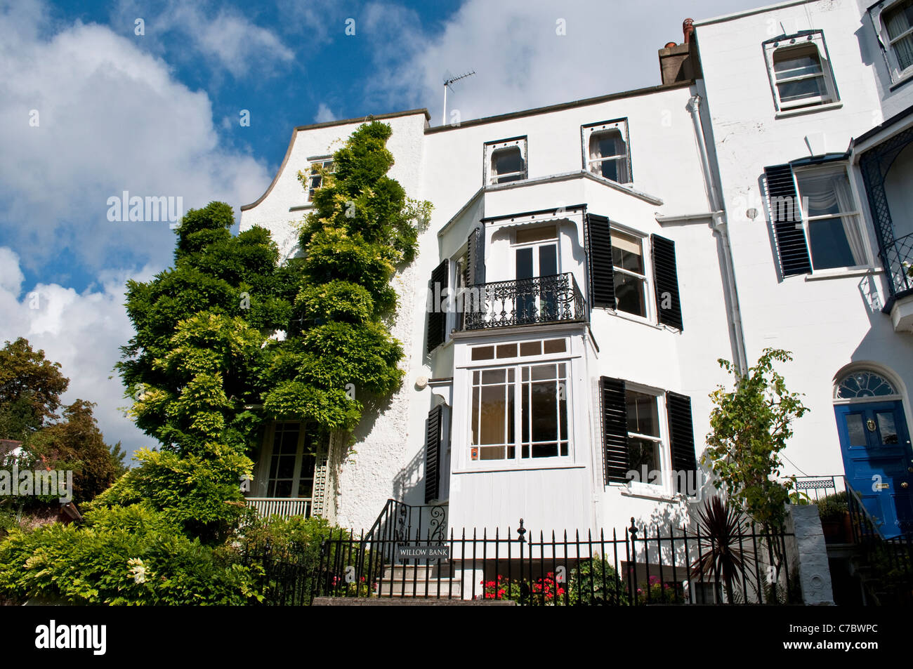 Posh houses, Twickenham Riverside, Middlesex, England, United Kingdom