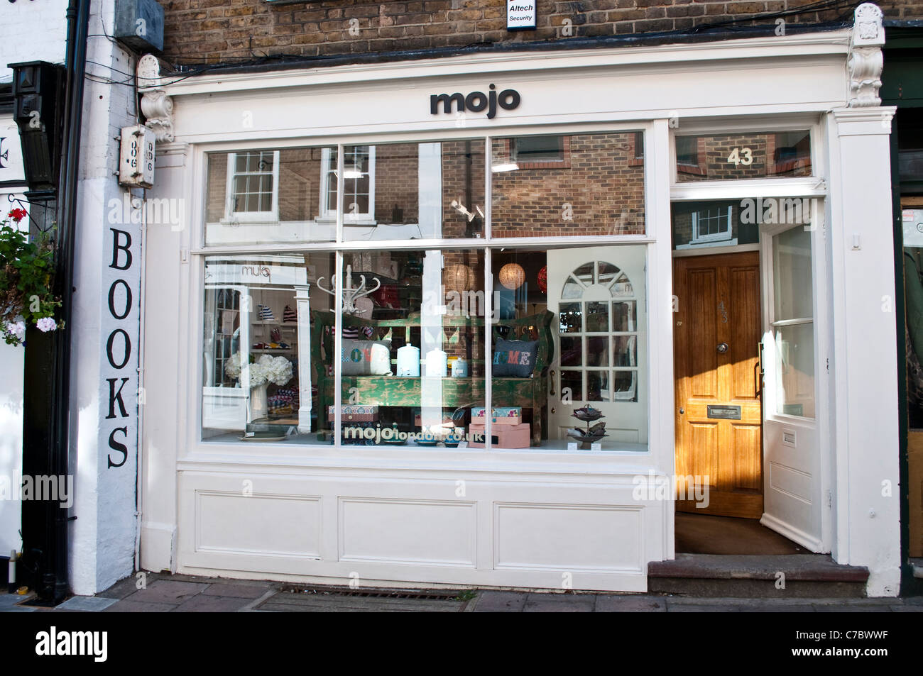 Mojo shop, Church Street, Twickenham, Middlesex, England, United Kingdom Stock Photo