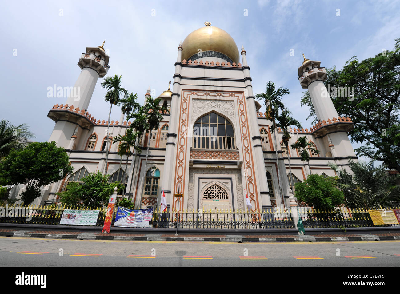 Sultan Masjid Mosque, Singapore Stock Photo