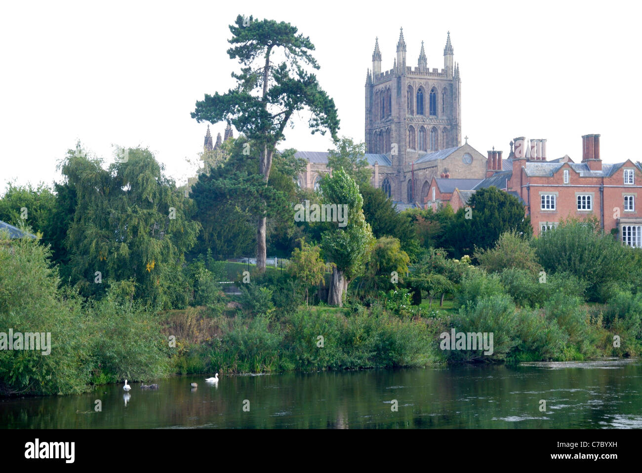 Hereford Cathedral, Hereford, England Stock Photo