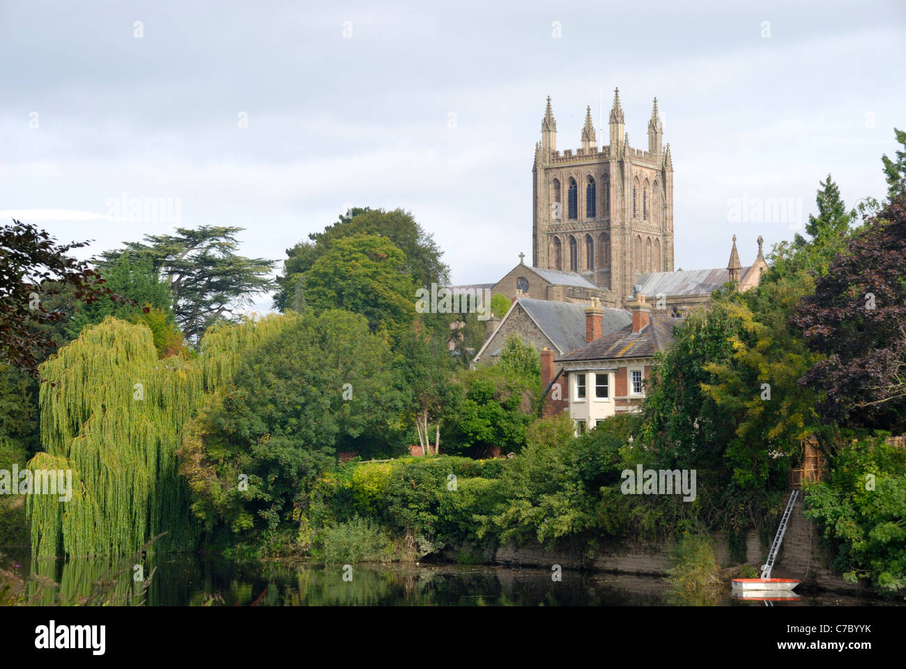 Hereford Cathedral, Hereford, England Stock Photo