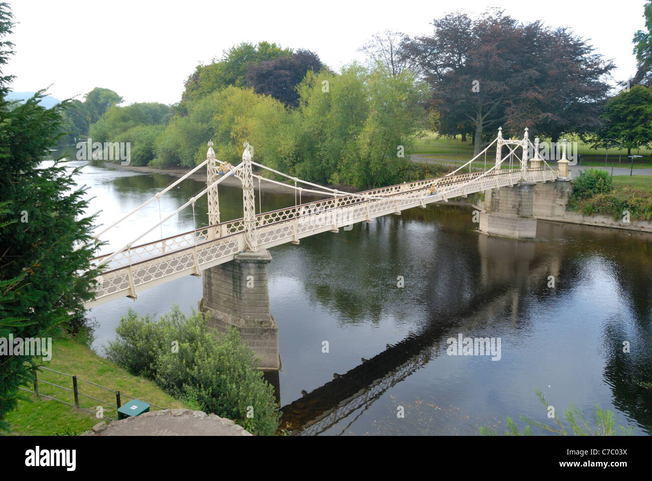 Victoria Bridge, Hereford, England Stock Photo Alamy