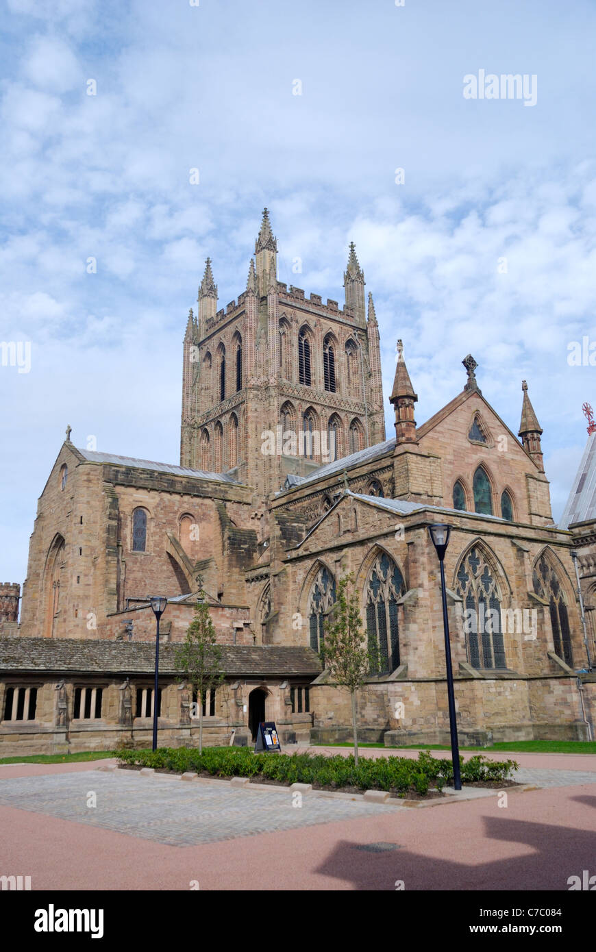Hereford Cathedral, Hereford, England Stock Photo Alamy