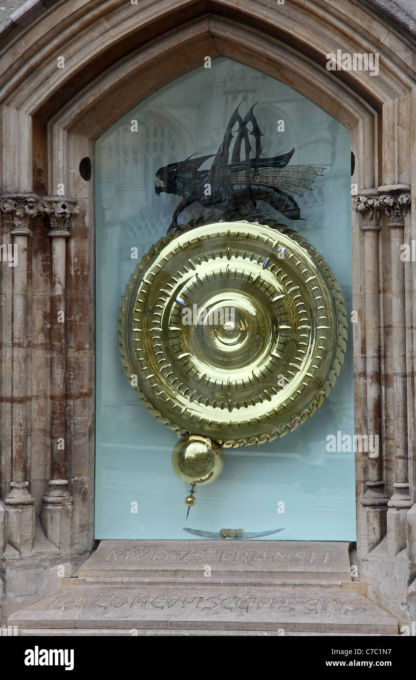 Millennium clock Cambridge England Stock Photo Alamy